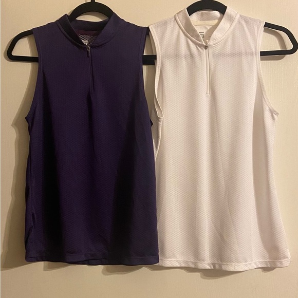 EUC Bundle of 2 Three Sixty Six Women’s Golf Tennis sleeveless Polo S - Picture 1 of 8